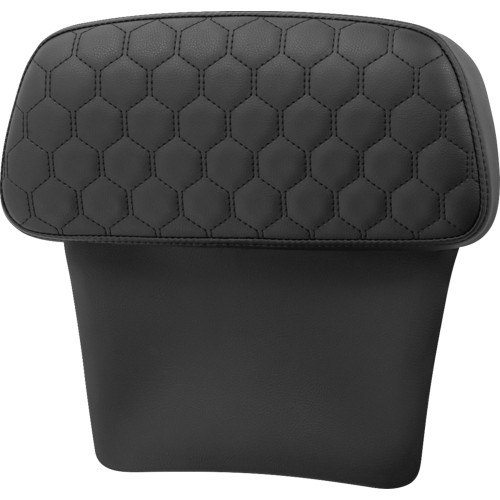 Saddlemen 2015-2024 Harley-Davidson Road Glide Custom FLTRX Honeycomb Chopped Tour Pak Pad Black Honeycomb / Black Stitching Image 1