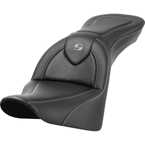 Saddlemen 2018-2021 Harley-Davidson Softail Heritage Classic FLHC Roadsofa Seat - Without Backrest - Carbon Fiber - FL Image 1 Saddlemen 2018-2021 Harley-Davidson Softail Heritage Classic FLHC Roadsofa Seat - Without Backrest - Carbon Fiber - FL Image 1