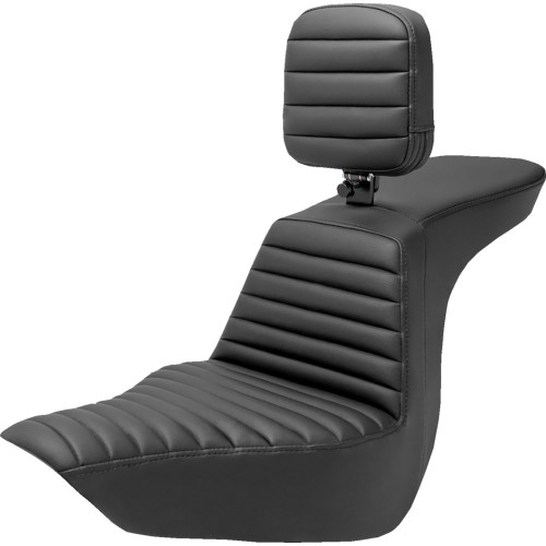 Saddlemen 2018-2021 Harley-Davidson Softail Sport Glide FLSB Tour Step-Up Seat Black Tuck-n-Roll Image 1 Saddlemen 2018-2021 Harley-Davidson Softail Sport Glide FLSB Tour Step-Up Seat Black Tuck-n-Roll Image 1