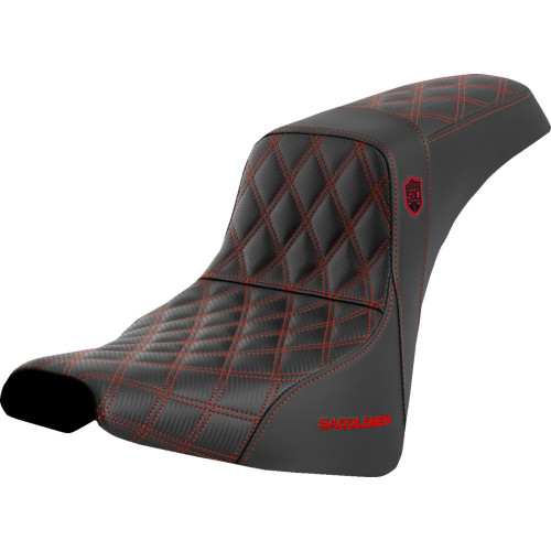 Saddlemen 2020-2023 Harley-Davidson Softail Standard FXST Pro Series SDC Performance Seat - w/o Backrest - Red Stitch - FXBB/FXST '18-'23 Image 1