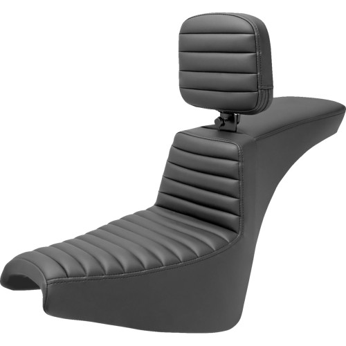 Saddlemen 2020-2024 Harley-Davidson Softail Standard FXST Tour Step-Up Seat Black Tuck-n-Roll Image 1