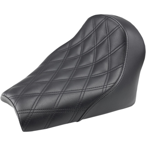 Saddlemen 2020-2024 Indian Scout Bobber Twenty Renegade Lattice Stitched Solo Seat Black Image 1