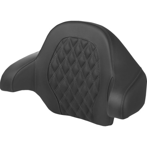 Saddlemen 2022-2023 Harley-Davidson Road Glide ST FLTRXST Tour-Pak Backrest Pad - Lattice Stitch - Dark Gray Stitch - FL '14-'24 Image 1