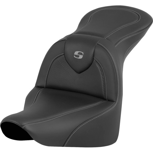 Saddlemen 2023-2024 Harley-Davidson Softail Breakout FXBR RoadSofa Seat - Carbon Fiber - without Driver Backrest - FLFB/FXBR '18-'24 Image 1