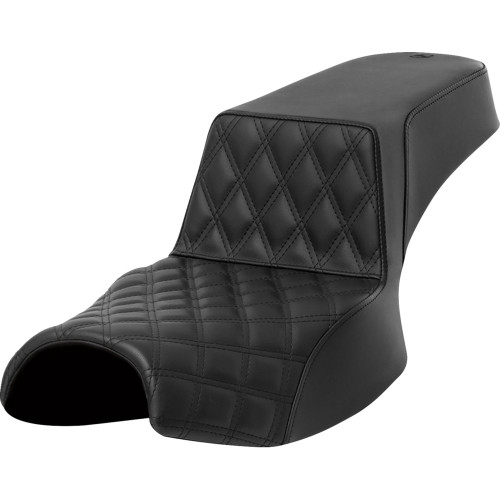 Saddlemen 2023-2024 Indian Challenger Elite Step-Up Seat - Front Lattice Stitch - Extended Reach - Challenger '20-'24 Image 1
