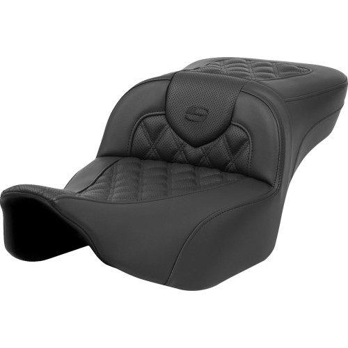 Saddlemen 2024 Harley-Davidson Road Glide Custom FLTRX Roadsofa Extended Reach Seat - Lattice Stitch - without Backrest - FL '23-'24 Image 1