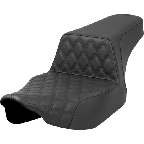 Saddlemen 2024 Harley-Davidson Road Glide Custom FLTRX Step-Up Seat - Front Lattice Stitch - Black - Extended Reach - FL '23-'24 Image 1