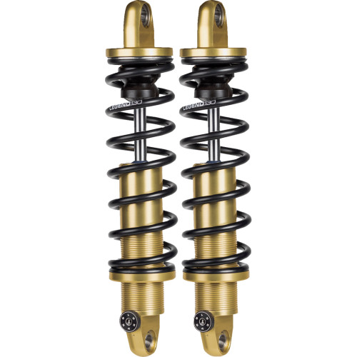 Legend Suspension REVO-A Adjustable FL Coil Suspension 2006 Harley-Davidson FLHXI Street Glide 13" Gold Standard Image 1