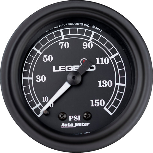 Legend Suspension Fairing Mounted LED Backlit PSI Gauges 2010 Harley-Davidson FLHXSE CVO Street Glide Black Image 1