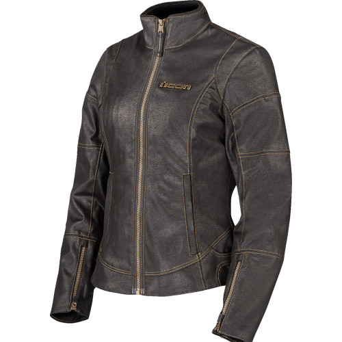 Icon Women's Tuscadero3 Jacket Black