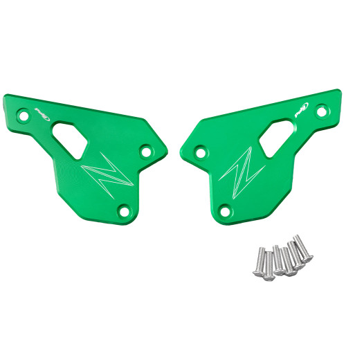 pote Puig Heel Plates for OEM Rearsets Kawasaki ZX-6R 2024-2026
