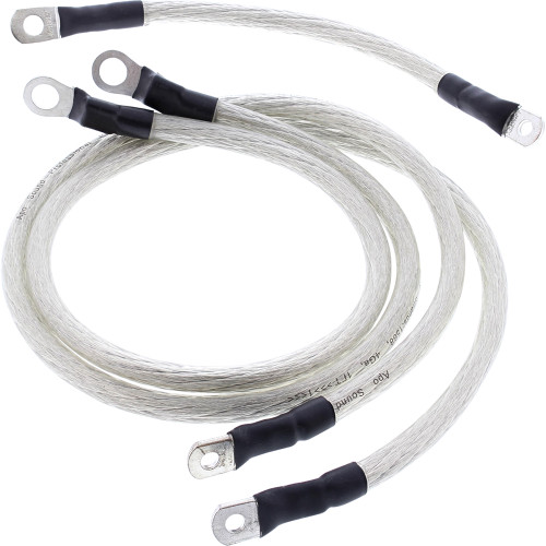All Balls 1983-1988 Harley-Davidson FLHTC Electra Glide Classic Battery Cable Kit - Clear Image 1