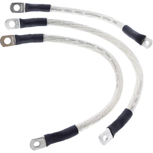 All Balls 1993-1997 Harley-Davidson FLHTCU Electra Glide Ultra Classic Battery Cable Kit - Clear Image 1