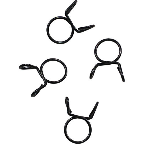 All Balls  Refill Clamp Kit - Fuel Line/Wire - Parallel Ear - Black - 10.3 mm - 4 Pack Image 1