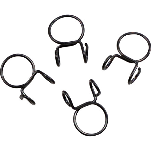 All Balls  Refill Clamp Kit - Fuel Line/Wire - Parallel Ear - Black - 10 mm - 4 Pack Image 1