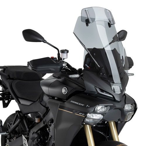 Puig Touring Windscreen w/Visor Yamaha Tracer 9 /GT/GT Plus 25-26 Smoke