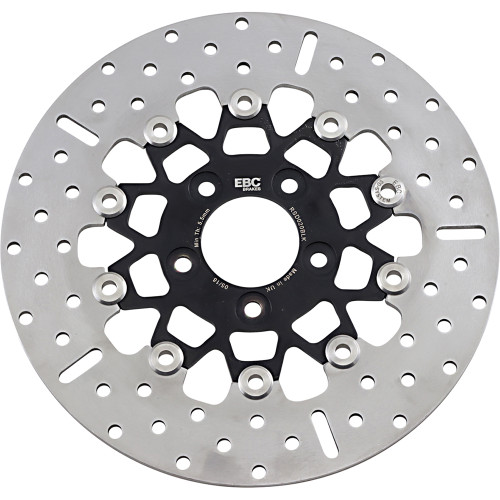 EBC 2007 Harley-Davidson FLHTC Electra Glide Classic Custom Rear Brake Rotor - Black Wide Band Round Image 1