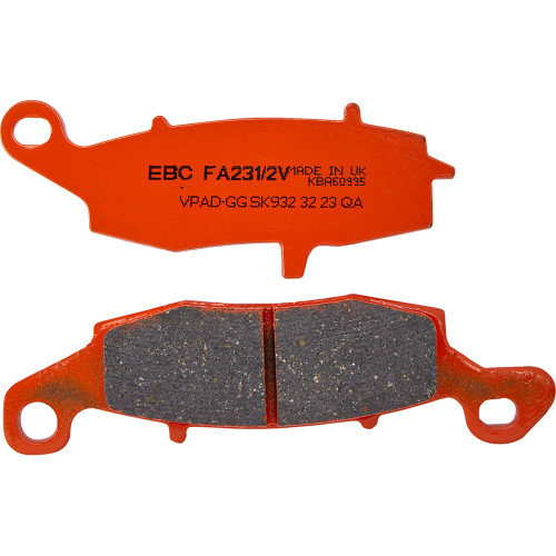 EBC 2009-2023 Kawasaki VN1700 Vulcan 1700 Voyager ABS Semi-Sintered Rear Brake Pads Image 1