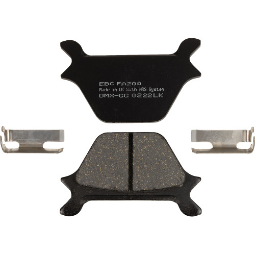 EBC 1994-1996 Harley-Davidson FLSTN Heritage Softail Special Organic Kevlar Rear Right Brake Pads Image 1