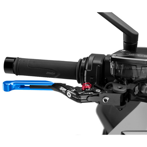 Puig 4.0 Folding Extendable Brake Lever Black Lever / Blue Extender / Red Selector