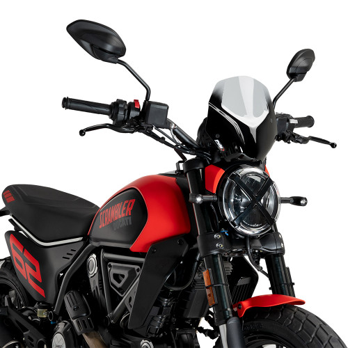 Puig New Generation Sport Windshield Ducati Scrambler Icon 23-26 Smoke