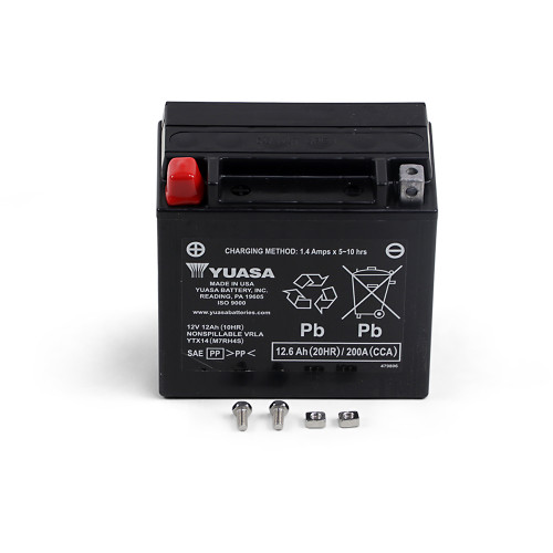 Yuasa 2006-2009 Yamaha RX10RT Apex RTX AGM Maintenance-Free Battery YTX14 Image 1