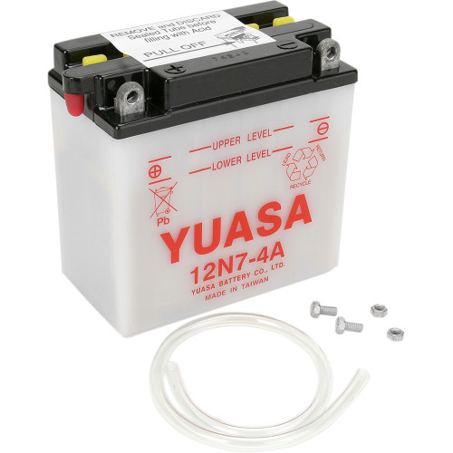 Yuasa 1977-1978 Suzuki GS400X Conventional Battery Y12N7-4A Image 1