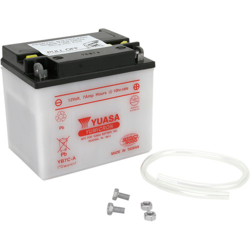 Yuasa 1991-2001 Yamaha XC125 Riva 125 Conventional Battery Image 1
