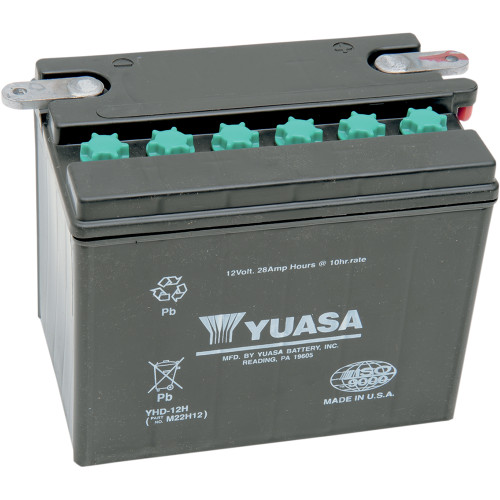 Yuasa 1979 Harley-Davidson Electra Glide FLH Conventional Battery Image 1