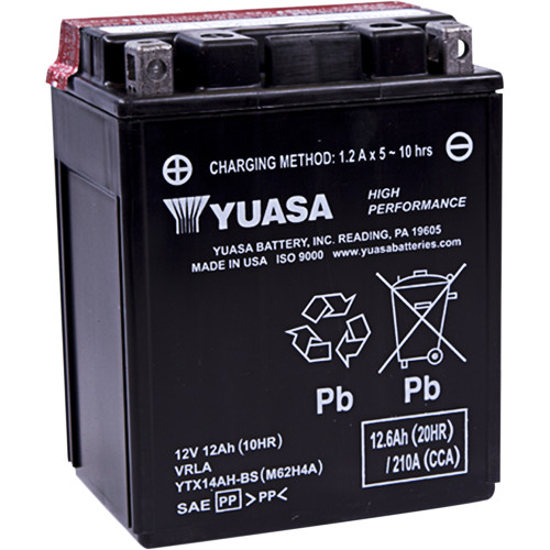 Yuasa 2013 Arctic Cat TRV 400 Core High Performance AGM Maintenance-Free Battery Image 1