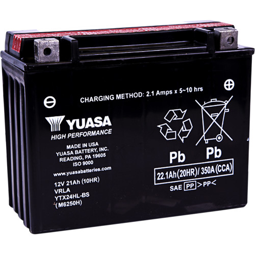 Yuasa 2004-2008 Arctic Cat T660 Touring High Performance AGM Maintenance-Free Battery Image 1