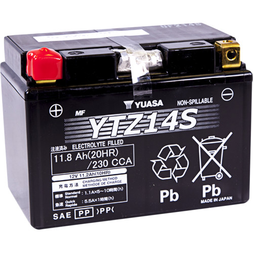Yuasa 2007-2011 BMW HP2 Sport High Performance AGM Maintenance-Free Battery Image 1