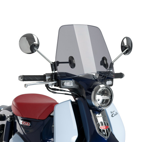 Puig Trafic Windshield Honda Super Cub C125 19-25 Smoke