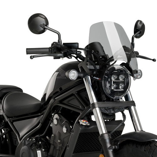 Puig New Generation Sport Windshield Honda Rebel 300 17-23 Smoke