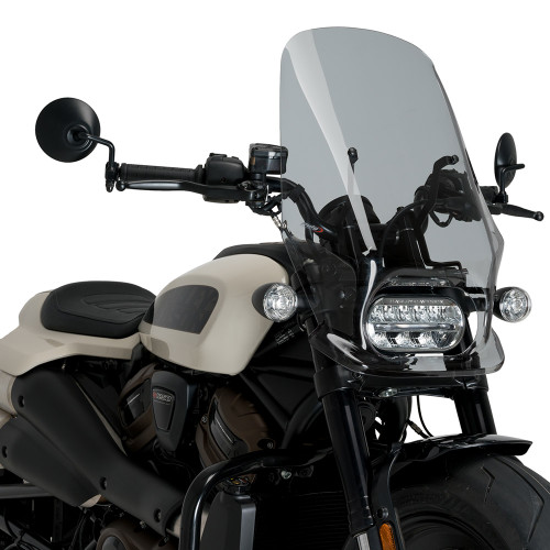 Puig New Generation Touring Windshield Harley Davidson Sportster S RH1250S 21-26 Smoke
