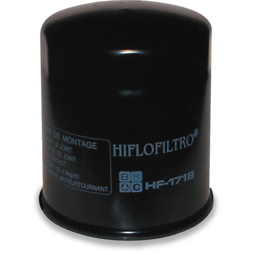 HiFloFiltro 2007-2010 Harley-Davidson FXSTC Softail Custom Oil Filter - Black Image 1