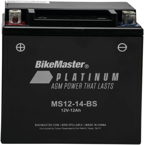 BikeMaster Kawasaki ZX1100D Ninja ZX-11 93-01 AGM Platinum Battery