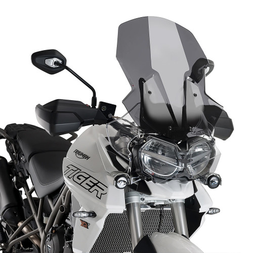 Puig Touring Windscreen Triumph Tiger 800 XCA / XCX / XR / XRT / XRX 18-19 Dark Smoke
