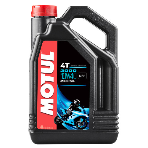 Motul 3000 10W40 Mineral 4T Engine Oil 1 US Gallon