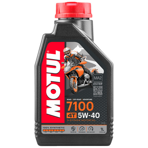 Motul 7100 10W60 Synthetic Ester 4T Motorcycle Oil - Sportbike