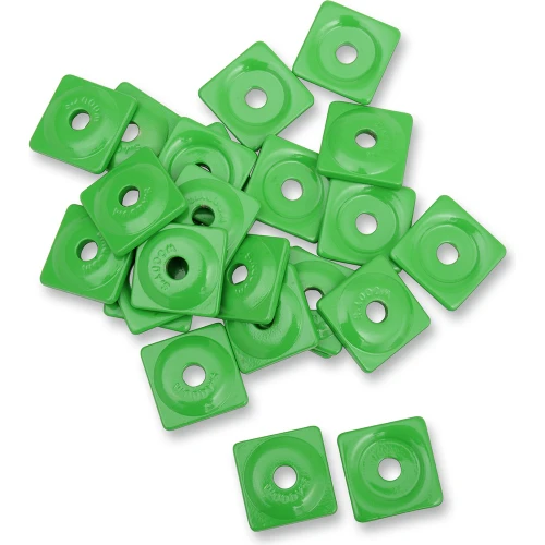 Woody's Square Digger 5/16" Aluminum Support Plates Green 48 Pack
