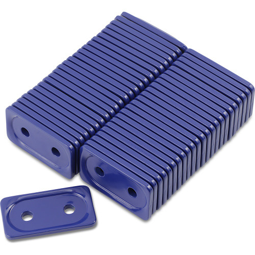 Woody's Grand Digger Support Plates Blue / Powder Coated Double 48 Pack