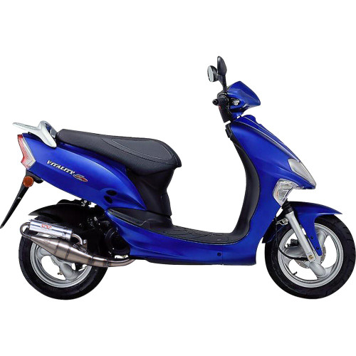 Leo Vince 2009-2010 Kymco Super 8 50 Hand Made TT Exhaust System