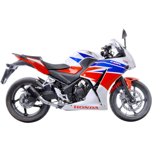Leo Vince 2015-2017 Honda CBR300R LV-10 Slip-On Muffler Black / Ceramic / Matte