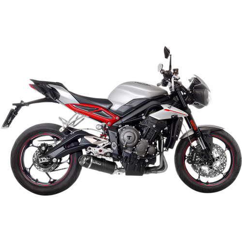 Leo Vince 2017 Triumph Street Triple 765 RS LV One Evo Slip-On Muffler