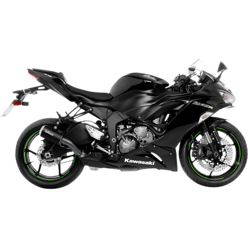 Leo Vince 2019-2020 Kawasaki ZX636 Ninja ZX-6R ABS LV-10 Slip-On Muffler Shot Blast
