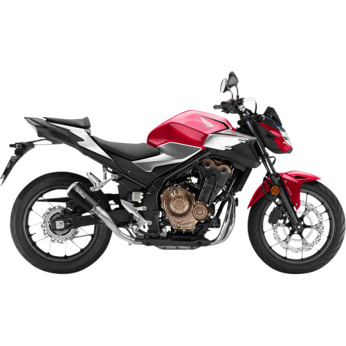 Leo Vince 2019-2025 Honda CB500F ABS LV-10 Black Edition Slip-On Muffler