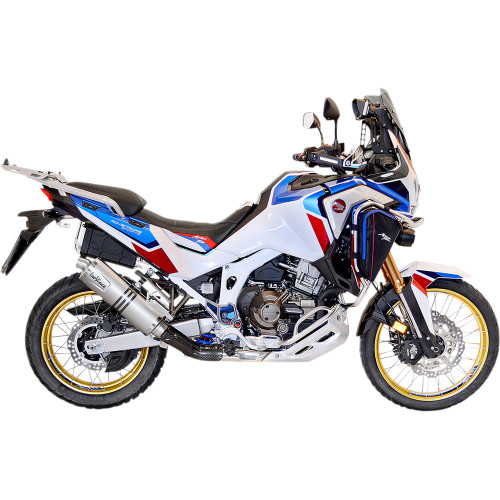 Leo Vince 2024-2026 Honda CRF1100L Africa Twin LV One Slip-On Muffler Stainless Steel