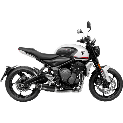 Leo Vince 2021-2024 Triumph Trident 660 LV One EVO Slip-On Muffler LV One Evo Black Edition