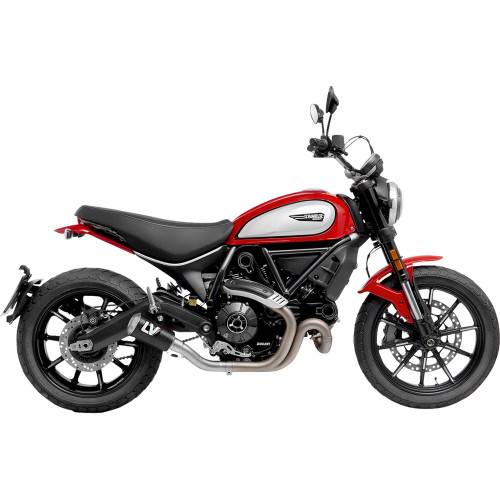 Leo Vince 2022 Ducati Scrambler Urban Motard LV-10 Slip-On Muffler LV-10 Carbon